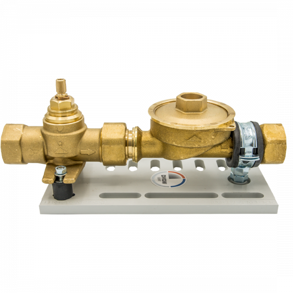 DELTAMESS Traverse Koax 2", Aufputz 3/4 IG Messing, Spindelventil 2