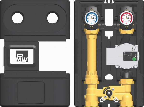 PAW HeatBloC K32 DN 25 3-Wege H-Mischer Wilo Para SC 25/8-60/O