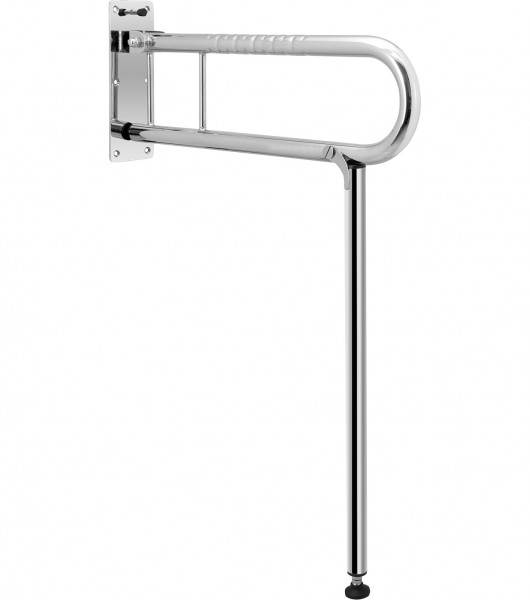 AS Klappgriff in Bügelform Edelstahl Länge: 850 mm, mit Bodenstütze