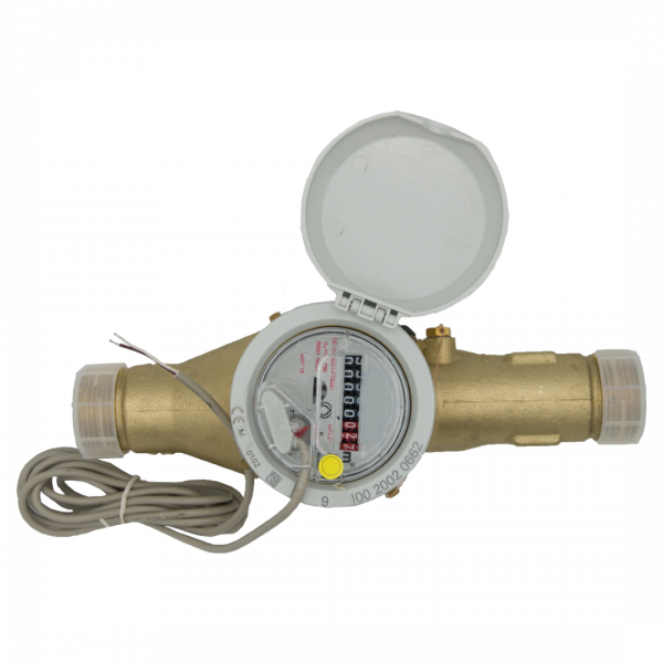 DELTAMESS Mehrstrahl-Flügelradzähl.,Volltrocken läufer, Warm, MTW 10 H, 1 1/4 AGx260 mm