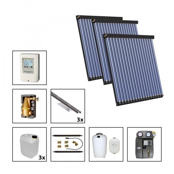 Solarbayer CPC NERO Solarpaket 3 - B Fläche m2: Brutto 9,78 / Apertur 8,49