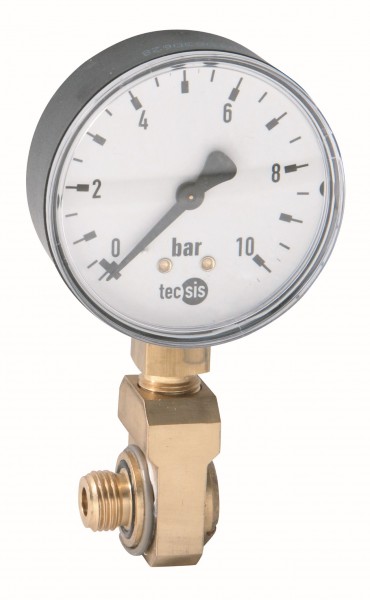SYR Manometer mit Anschlusswinkel für Sicherheitscenter 0-10bar
