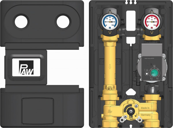 PAW HeatBloC K35 DN 25 3-Temperaturen H-Mischer Wilo Yonos PICO 25/1-6