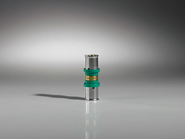 EMPUR PUR-THERM-Rohrverbinder, Dim. 15 x 1,8 Btl. 5 PCE, Presskupplung mit TH Kontur