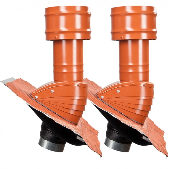 Dimplex Sono Flexrohr Paket SFP AF D, 2x Dachhauben