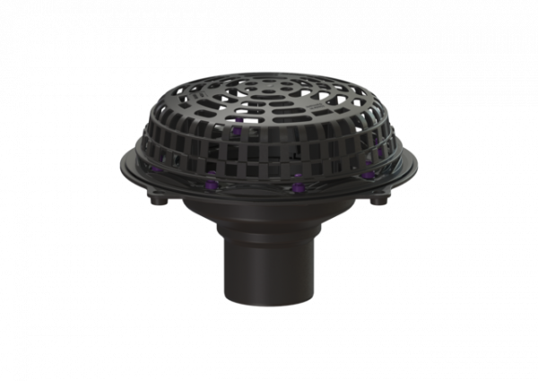 KESSEL Flachdachablauf Pressfl., DN 100, ohne Heizung