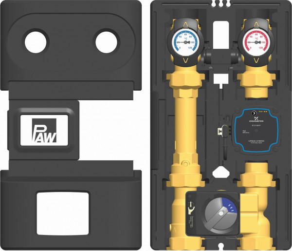 PAW CoolBloC C34 DN 32 3 Weg H-Misch m Byp, Mot SR5, therm getrennt GF UPM3K Hy