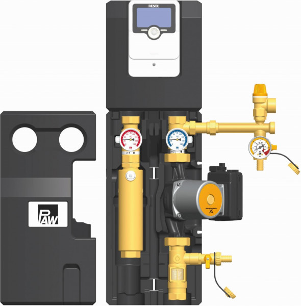 PAW PAW SolarBloC maxi Basic 2-Strang Flowmeter Regler SC2.3 GF Solar PML