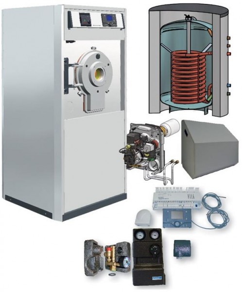 INTERDOMO Öl Brennwertpaket inkl. Standspeicher 17 kW