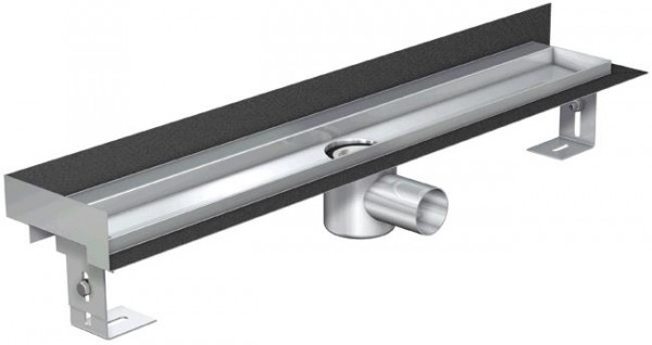 ACO Duschrinne ShowerDrain E DN 50, Aufkantung hinten und links 800mm