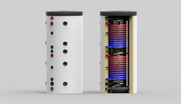Thermic Energy Hygienespeicher SKS-1W 1000 1 WT, Edelstahlwellrohr, EEK C, weiß