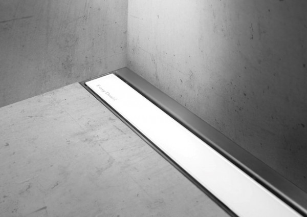 ESS Duschrinne Modulo Wall TAF Glas Weiß 60 cm
