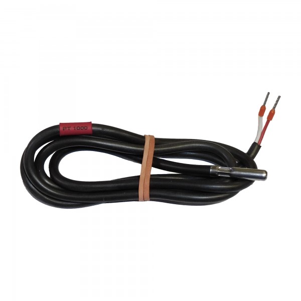 Temperaturfühler PT1000 1m Silikon CPC Nero Kollektorfühler (schwarz)