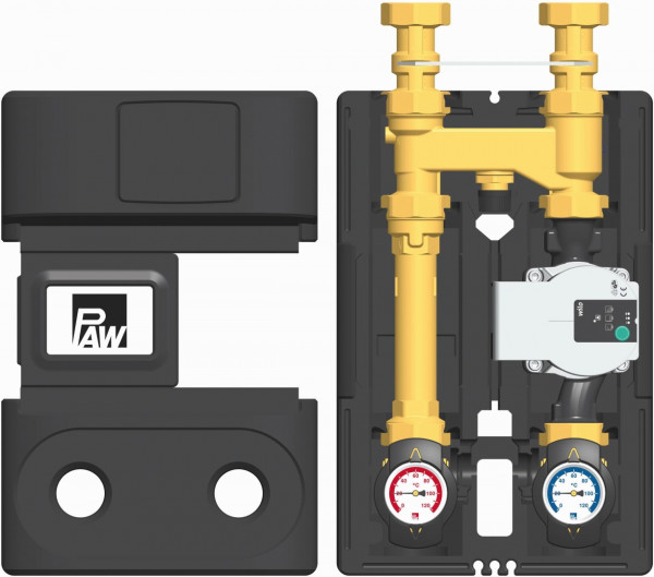 PAW HeatBloC K36E DN 25 Thermoregler 60 C Wilo Para SC 25/6-43