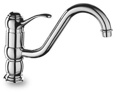 Herzbach Spültisch Einlochbatterie Epoca Auslauf schwenkbar chr