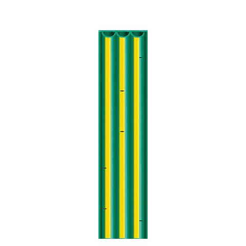 ewuaqua iWater Pluvio 15 m Set PVC-Sprühschlauch mit 3 Kammern