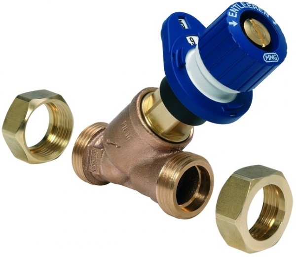 Honeywell Strangregulierventil Kombi 3+ Außengewinde, Rotguss DN 15