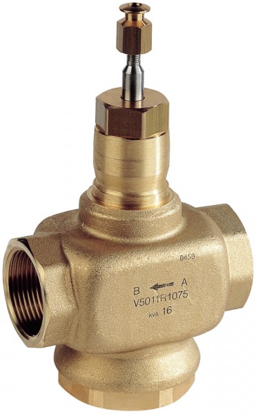 Honeywell Durchgangsventil V5011R Rotguss, PN 16 DN 15, kvs Wert 2,5