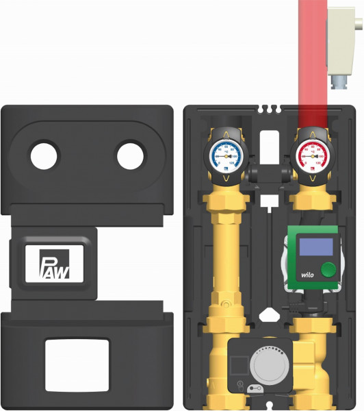 PAW HeatBloC K33R DN 32 3 Weg H-Mischer Byp Reglr PKR6 Wilo Stratos PICO 30/1-6