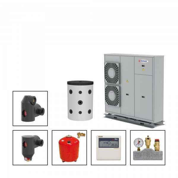 Wärmepumpenpaket WP11-P100 bestehend aus: