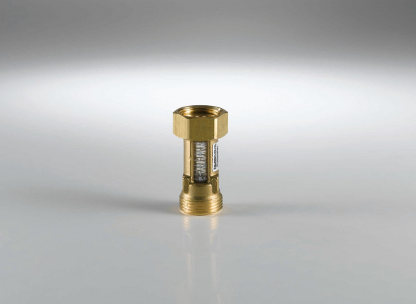 EMPUR PUR-THERM Flow-Meter 3/4" x 3/4" Eurokonus, Anzeige 0,6-2,4 l/min