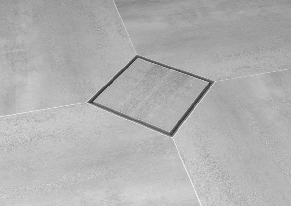 ESS Point Drain Aqua Brilliant Tile WPS 15x15 cm