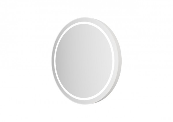ESS Spiegel Mirror Iseo Rund Creme 100 cm, Leiste