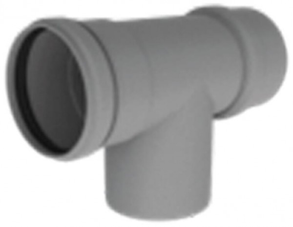 INTERDOMO PP Revisions T Stück DN 60 mit Deckel