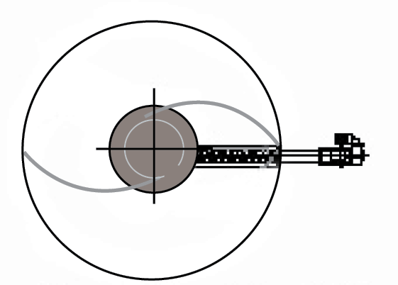 Bodenruehrwerk D=4,0m 100-200kW mit Blattfederarmen