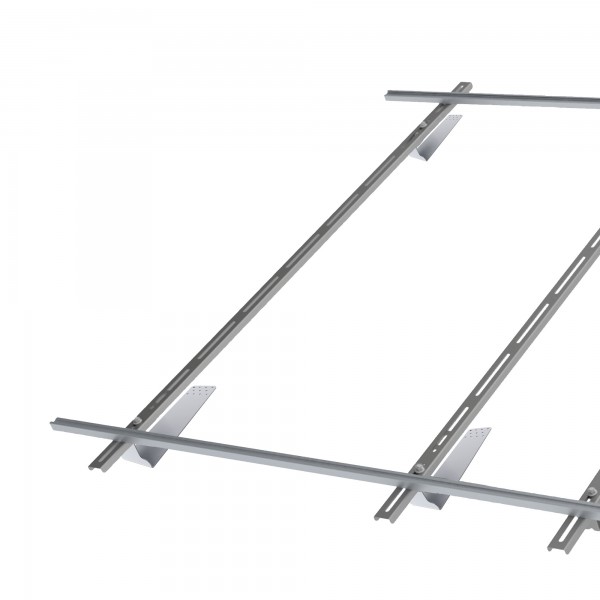 Aufdachmontageset für Plus2,86W B für 1 Kollektor