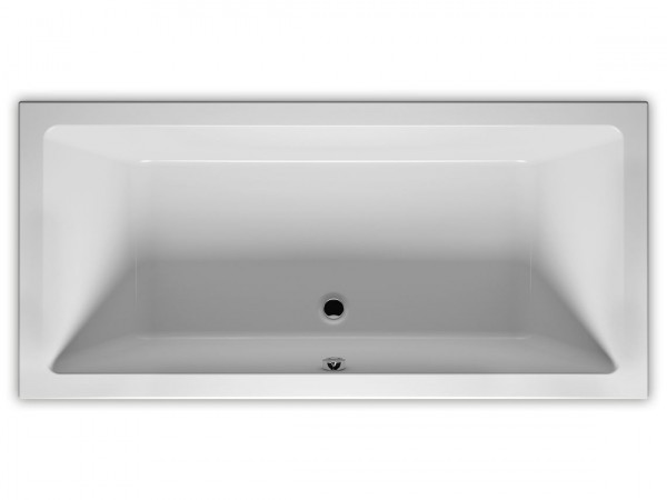RIHO Rechteckwanne Lugo Wannenrand 10mm 190x80cm 235 l glänz. we