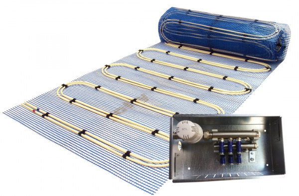 Jollytherm Warmwasserfußbodenheizung Aquaheat Professional 20qm