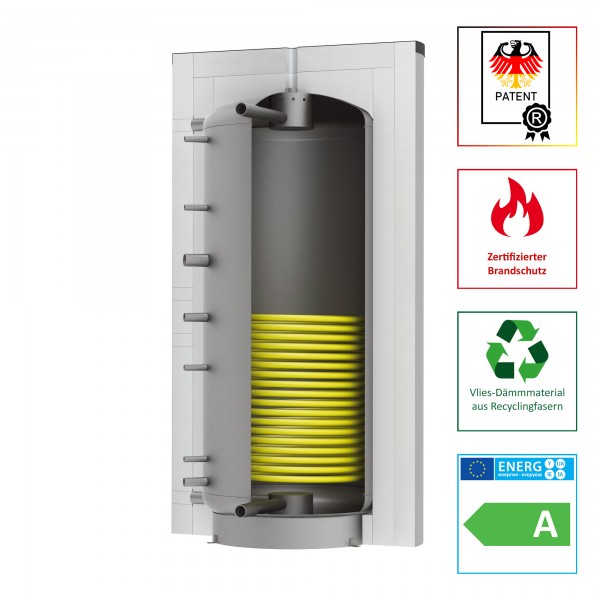Solarbayer Schichtleit-Pufferspeicher SLS-800-S-Plus, patentiertes SLS-System