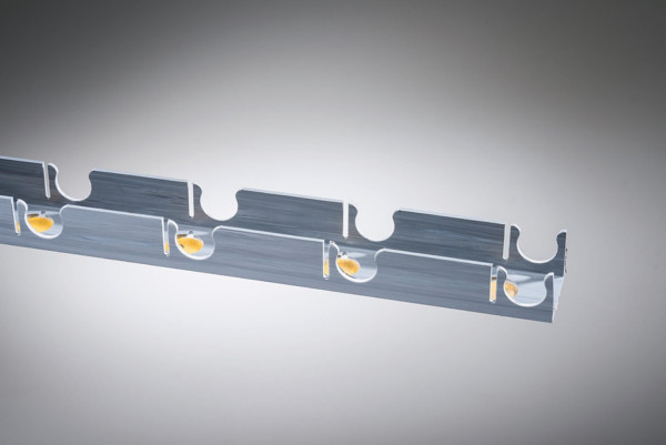 EMPUR PUR-THERM Clippschiene für Rohr d=20mm Länge 2m mit Klebestreifen, RA 50mm