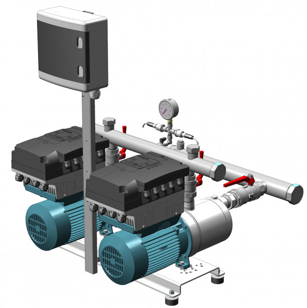 Calpeda BS2V 2 MXH404/B-ITT Druckerhöhungsanlage m. 2 MXH404/B-ITT