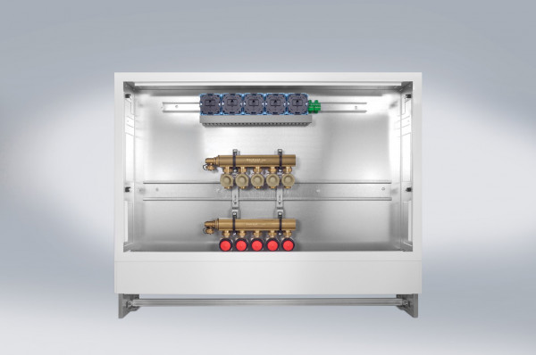 EMPUR EMPUR Geniax-Verteiler-MS HKV-G 6 1" komplett vormontiert im Stand-plus Gr. 2
