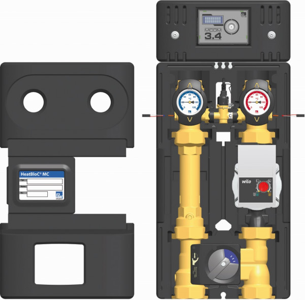 PAW HeatBloC MC42 DN 32 3 Weg H-Misch MCom 3.4 Mot.SR5 Yonos PARA-RSTG 30/7.5