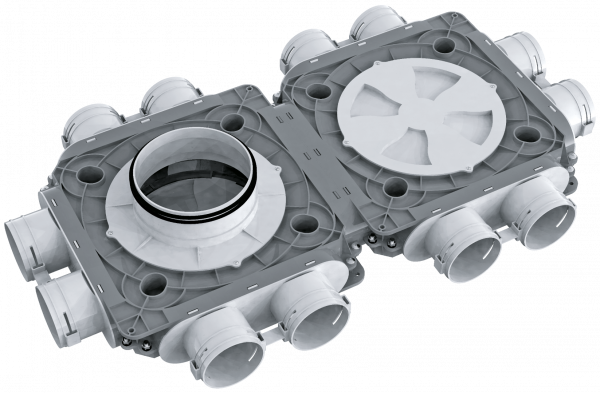 Blauberg BlauFast SR 160/75x12 50P Kunststoffverteilerkasten