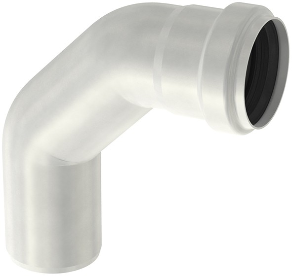 ACO Bogen PIPE ES 1.4404 87,5Grad m Beruhigung DN 100