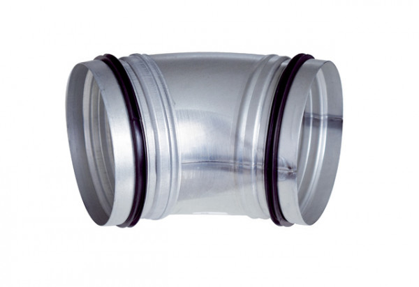 MAICO Bogen, B45-125 gezogen, Rollringdichtung, 45 Grad DN125