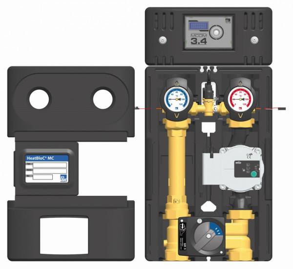 PAW PAW HeatBloC MC44 DN 25 3 Weg H-Misch m Byp MCom 3.4 Motor SR5 Wilo