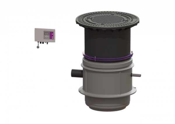 KESSEL Pumpstation Aquapump Medium Duo, GTF 1200, 800-1250 mm, Klasse D