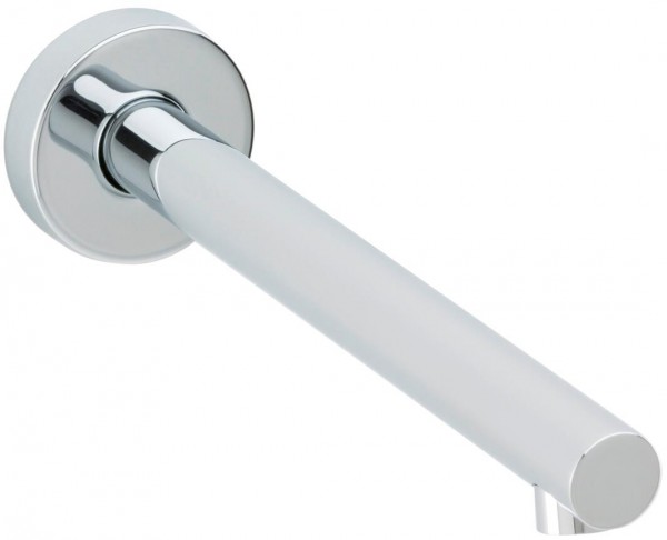 Herzbach Wandauslauf Design New 1/2" Auslauf 240mm chr