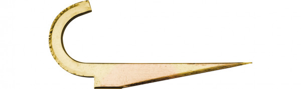 AS Gasrohrhaken chromatisiert 2 1/2"