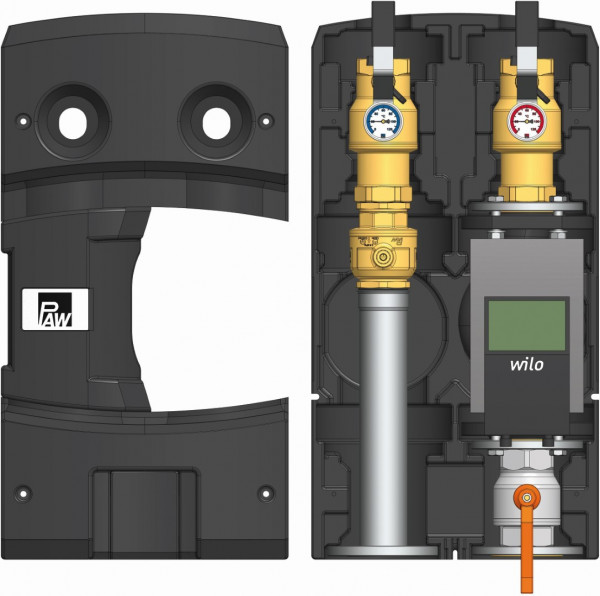 PAW HeatBloC K31 DN 50 direkt F PN 6 Wilo Yonos MAXO plus 50/0.5-12