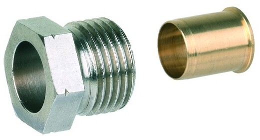 Honeywell Verschraubung FIG f Heizkörperventile mit IG G 3/4" 22mm