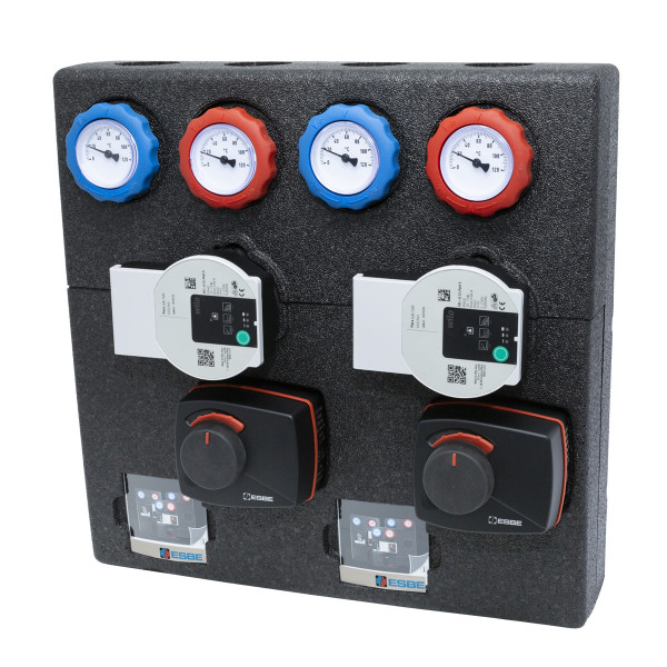 ESBE Doppelpumpengruppe DAA111 DN20, gemischt/gemischt, 3-Pkt. ARA661