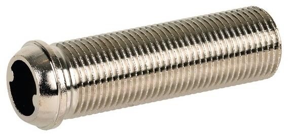 Honeywell Verlängerungstülle VA5204B vernickelt 3/4", 60mm Gewinde, 70mm lang