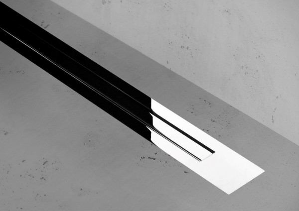 ESS Duschrinne XS Z-4 Poliert 120 cm, abdeckung poliert