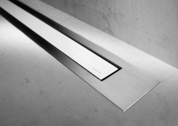 ESS Duschrinne Modulo TAF Design Z-4 Matt, 100 cm, glass weiß